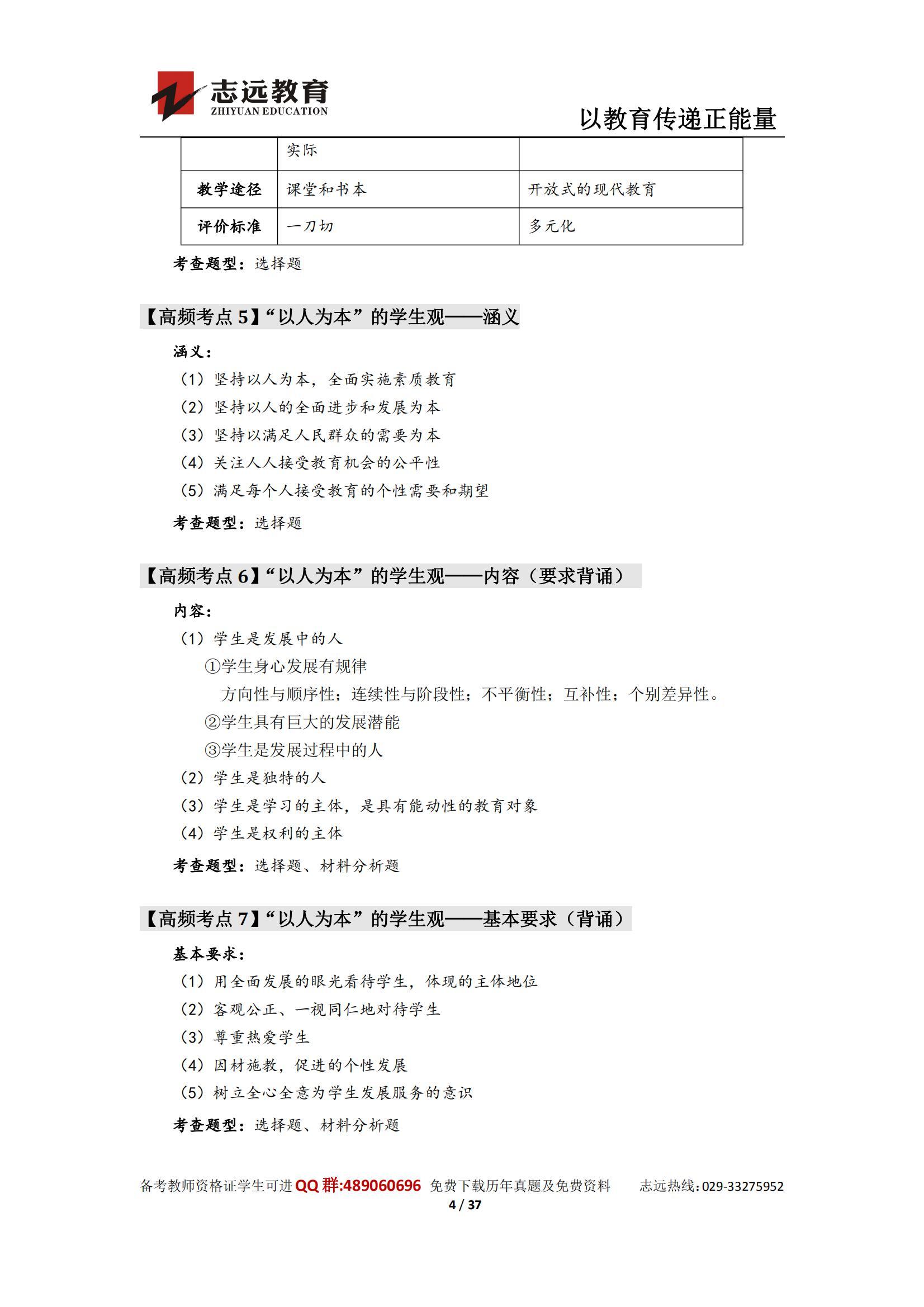 【綜合素質(zhì)】----考點整理(圖3)