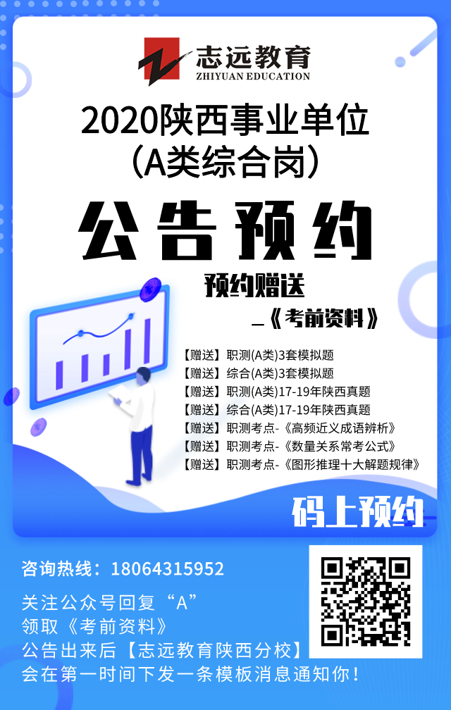 實錘：2020年陜西事業(yè)單位（A類綜合崗）還有一場全省聯(lián)考！(圖4)