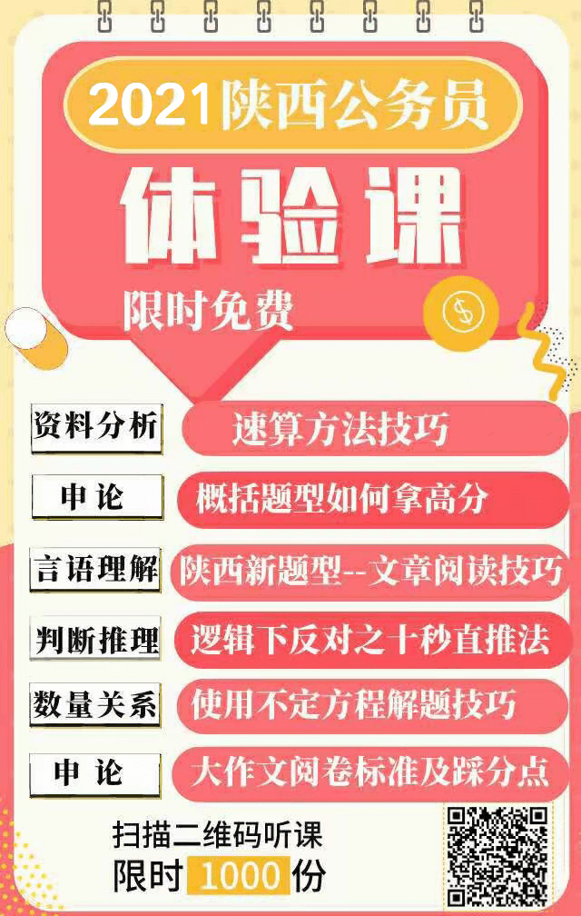 2021年陜西公務(wù)員報名馬上開始，看看去年陜西省考都考了什么？(圖4)